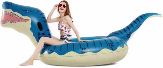 Jasonwell Şişme Dinozor Yüzme Havuzu Şamandıra