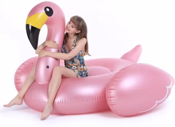 Jasonwell Dev Şişme Flamingo Havuz Şamandırası