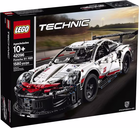 LEGO Technic Porsche 911 RSR Yarış Arabası Model Yapı Seti 42096