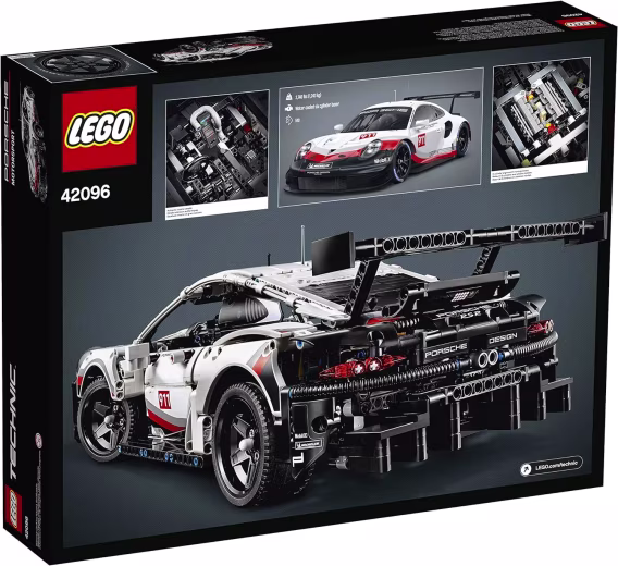LEGO Technic Porsche 911 RSR Yarış Arabası Model Yapı Seti 42096