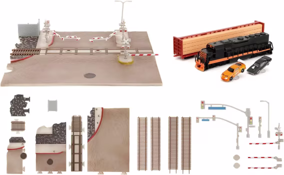 Hızlı ve Öfkeli Final Yarış Treni Nano Sahnesi ve 2 1. Döküm Arabalar