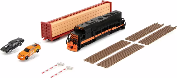 Hızlı ve Öfkeli Final Yarış Treni Nano Sahnesi ve 2 1. Döküm Arabalar