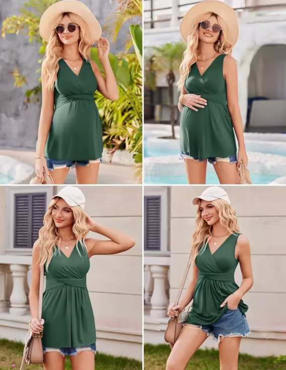 Ekouaer Kadın Hamile Emzirme Üstü