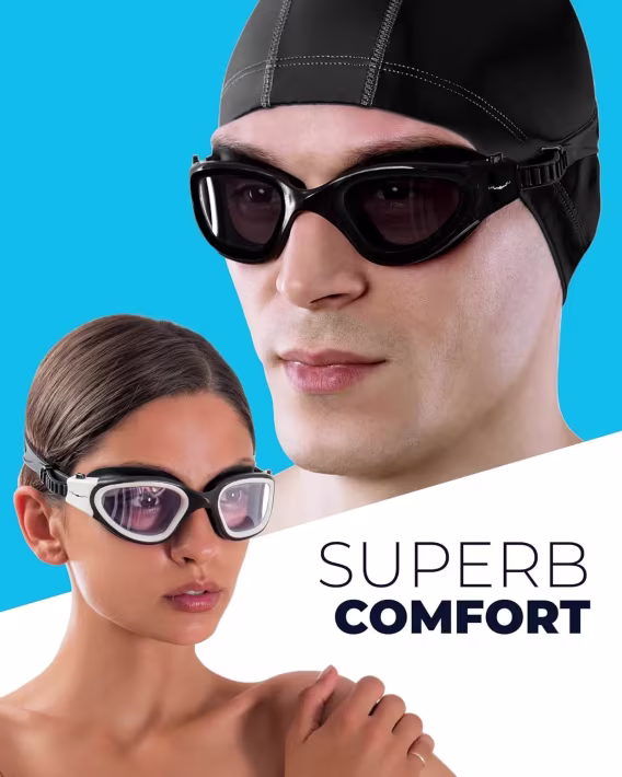 AqtivAqua Geniş Görüşlü Yüzme Gözlüğü