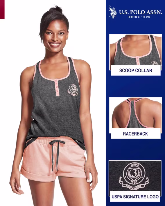 U.S. Polo Assn. Essentials Bayan Pijama Takımı