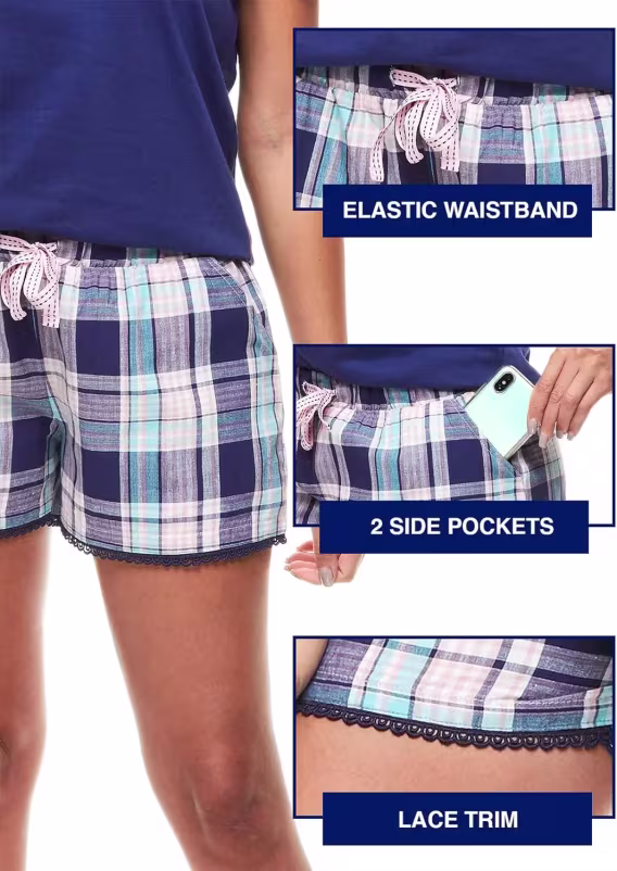 U.S. Polo Assn. Bayan Kısa Kollu Uyku Takımı