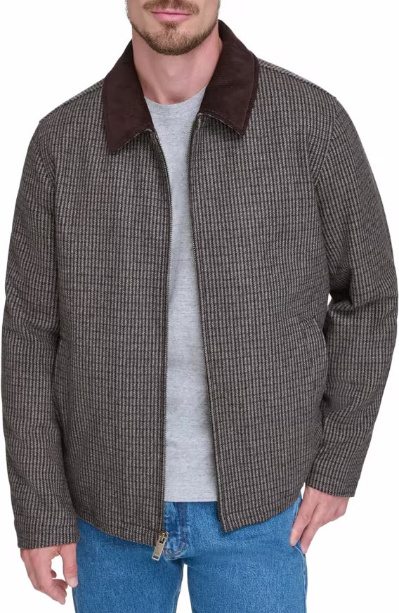 Dockers Erkek Yün Karışımlı Kapitone Önlüklü Açık Alt Ceket