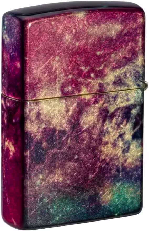 Zippo Çakmak  Kırmızı Mat Kafatası Kral ve Güzellik Kraliçesi