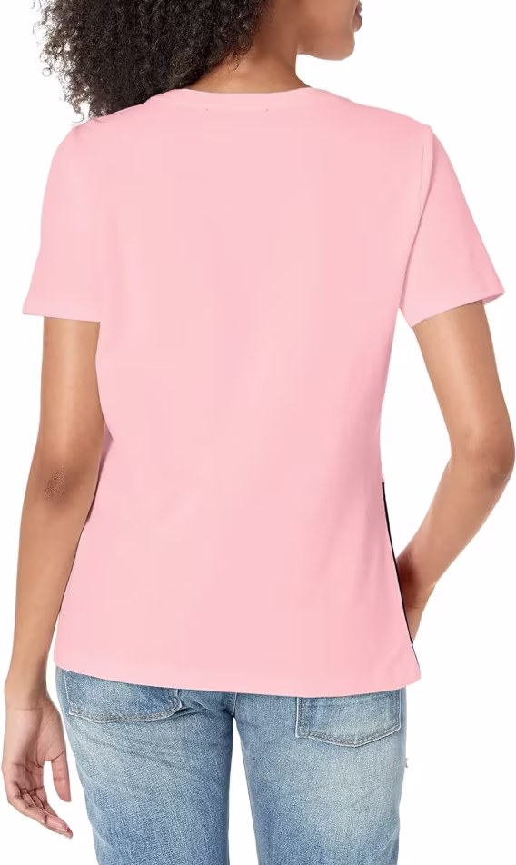 Tommy Hilfiger Kısa Kollu V Yaka Bayan Tişört