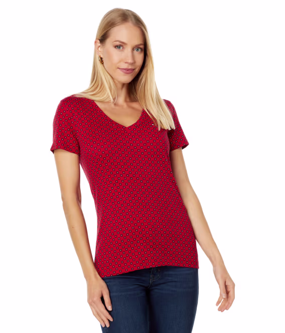 tommy-hilfiger-kisa-kollu-v-yaka-bayan-tisort-v-478653