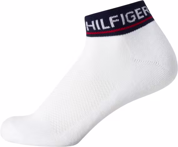 Tommy Hilfiger Kadın 6'lı Paket Bayrak Spor Minder Kısa Mürettebat Çorap