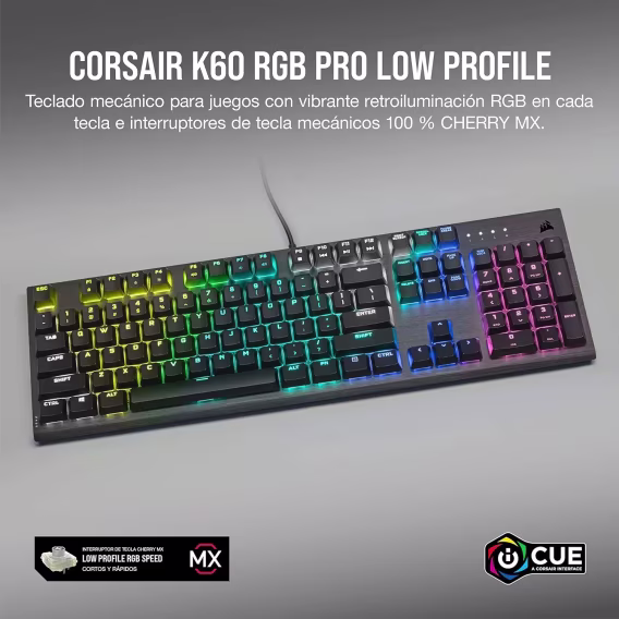 Corsair K60 RGB Pro SE Mechanical Oyuncu Klavyesi