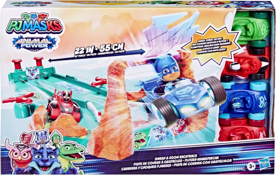 PJ Masks Animal Power Smash ve Zoom Yarış Pisti Oyuncak