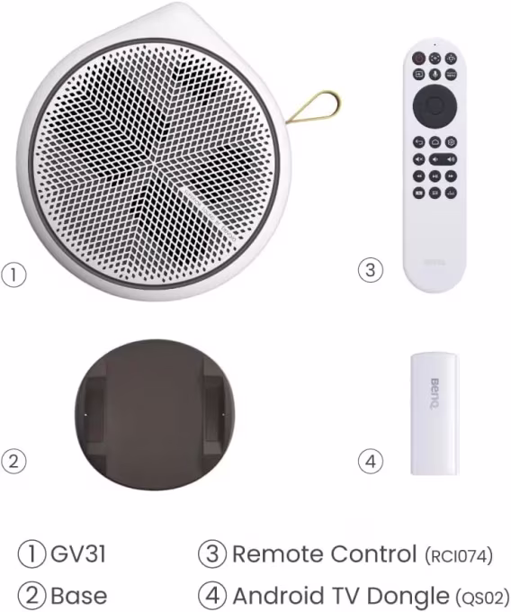 BenQ GS50 1080p Kablosuz Dış Mekan Projektörü