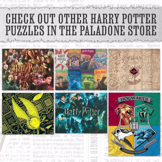 Paladone Harry Potter Quidditch Altın Snitch 1000 Parça Yapboz