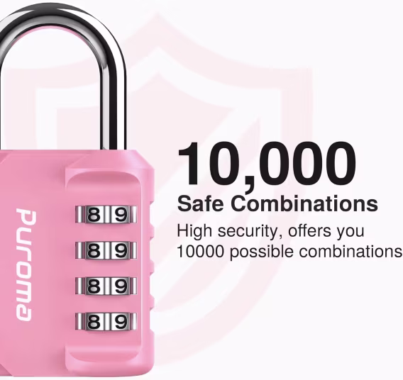 Puroma 2'li Paket Şifreli Kilit 4 Haneli