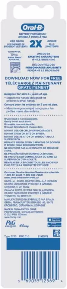 OralB  Şarjlı Diş Fırçası Çocuklar İçin