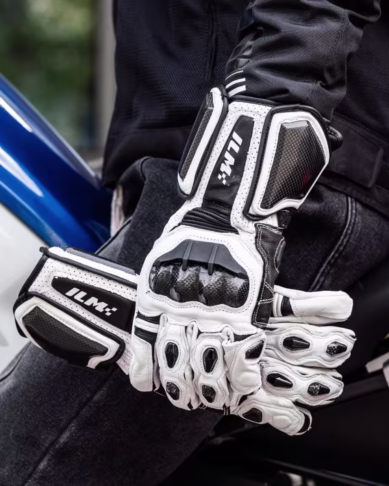 ILM ModelGRC01 Deri Dokunmatik Motosiklet Eldiveni