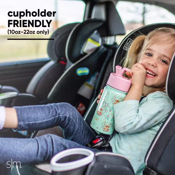  Simple Modern Saman Kapaklı Çocuk Su Şişesi