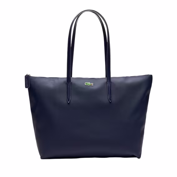 Lacoste Kadın L.12.12 Konsept Dikey Siyah Omuz Çantası