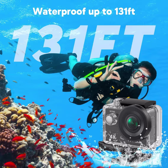 AKASO EK7000 4K30FPS Ultra HD Sualtı Aksiyon Kamerası