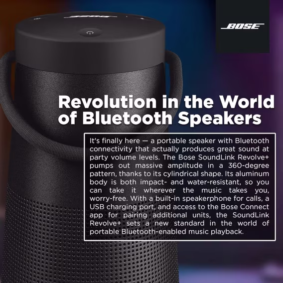 Bose SoundLink Revolve Plus Bluetooth Hoparlör