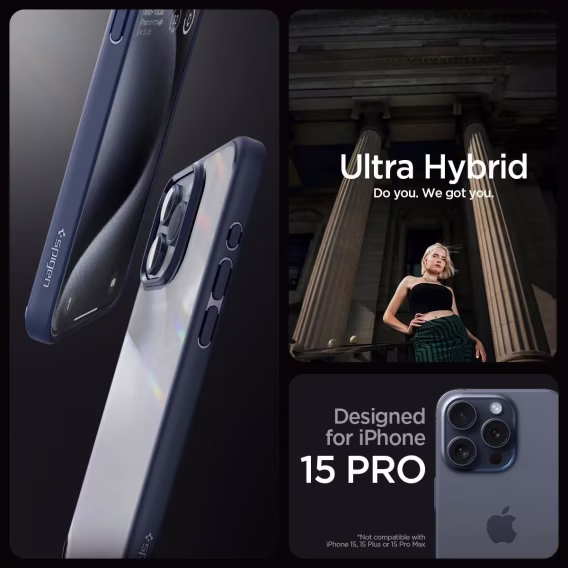 Spigen Ultra Hybrid iPhone 15 Pro Max Kılıf(2023)