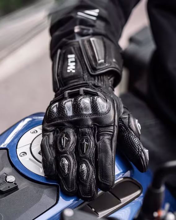 ILM ModelGRC01 Deri Dokunmatik Motosiklet Eldiveni