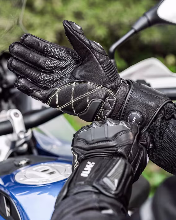 ILM ModelGRC01 Deri Dokunmatik Motosiklet Eldiveni