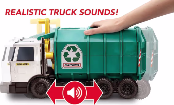 Matchbox Çöp Kutusu Arabalı Geri Dönüşüm Kamyonu
