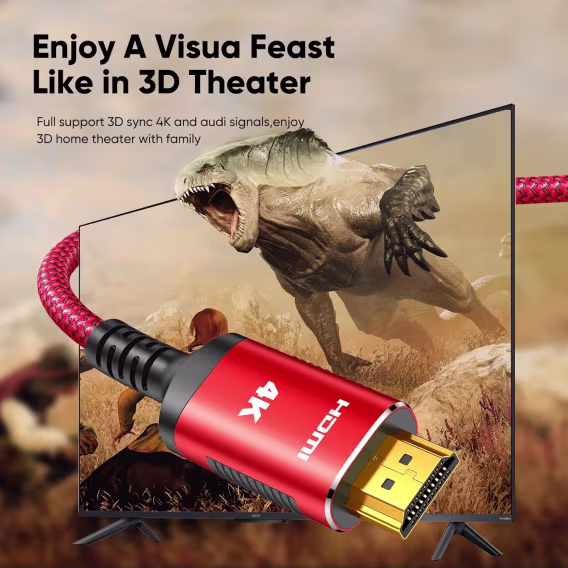 Highwings 8K HDMI Kabloları 2.1  2'li Paket