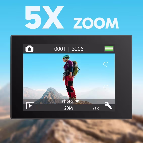 AKASO EK7000 Pro 4K Su Geçirmez Dokunmatik Ekranlı Aksiyon Kamerası