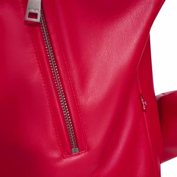 Levi's Kadın Pürüzsüz Suni Deri Moto Ceket