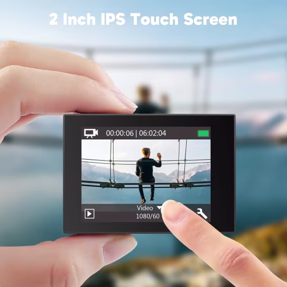 AKASO EK7000 Pro 4K Dokunmatik Ekran Sualtı Aksiyon Kamerası