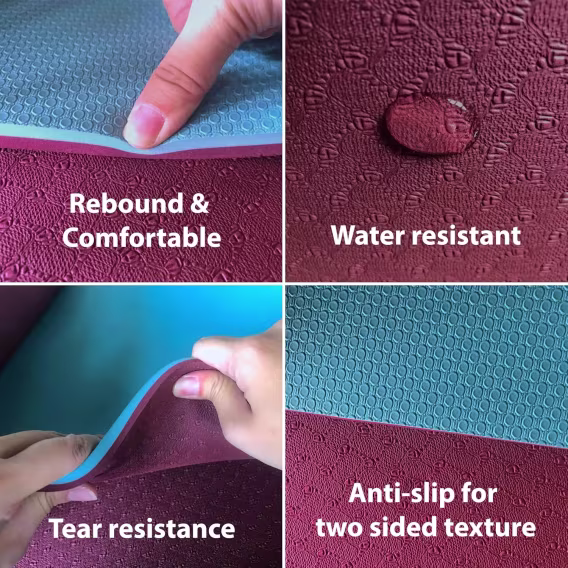 Feetlu Askılı Yoga Minderi