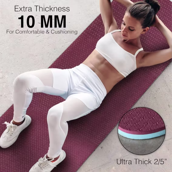 Feetlu Askılı Yoga Minderi