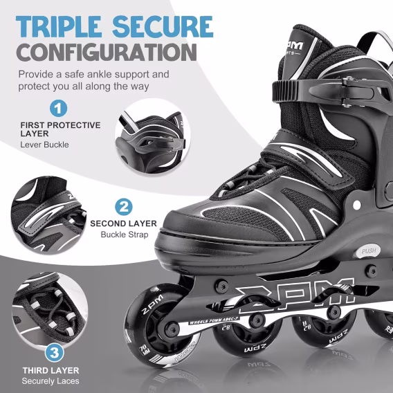 2PM SPORTS Çocuk Ayarlanabilir Tek Sıralı Paten