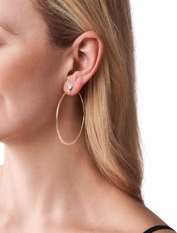 Michael Kors Fashion Rose Gold Rengi Halka Küpe MKJ7902791