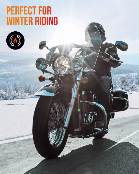 KEMIMOTO Isıtmalı Motosiklet Eldiveni