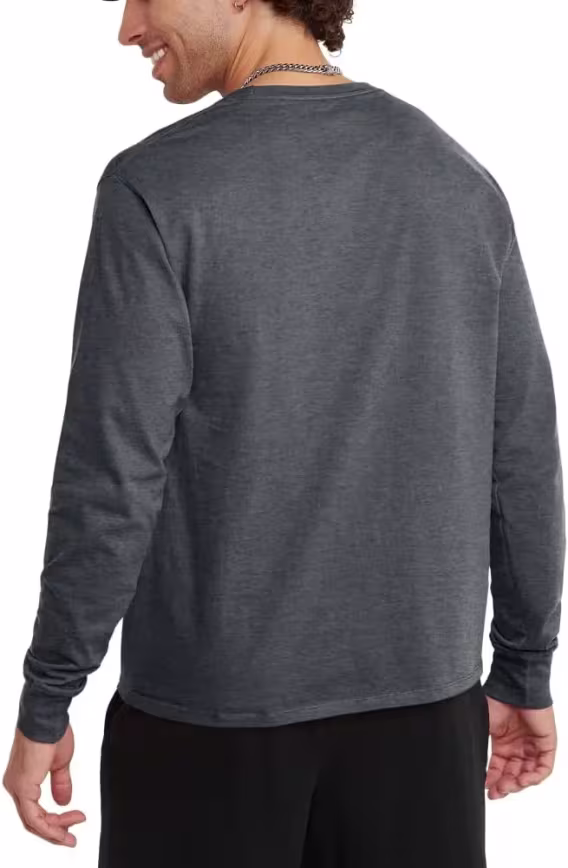 Champion Erkek Klasik Uzun Kollu Tişört