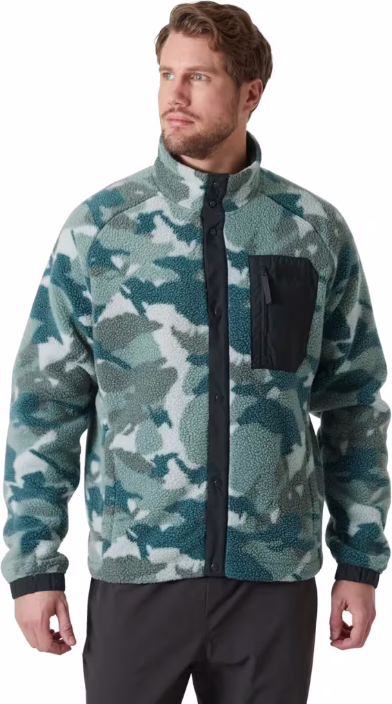 HellyHansen Erkek Panorama Baskılı Tüylü Ceket