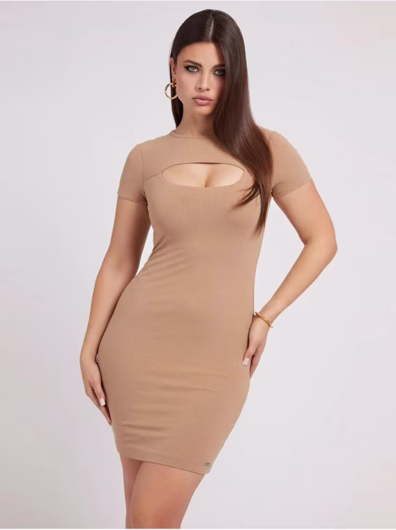 GUESS Kadın ES Kısa Kollu Lana Elbise