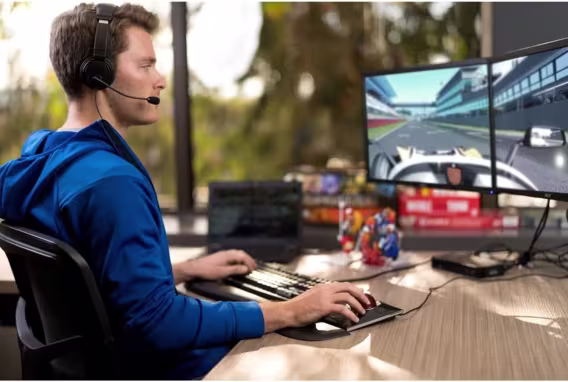 Kensington İnce Klavyeler için ErgoSoft Bilek Desteği (K52800WW)