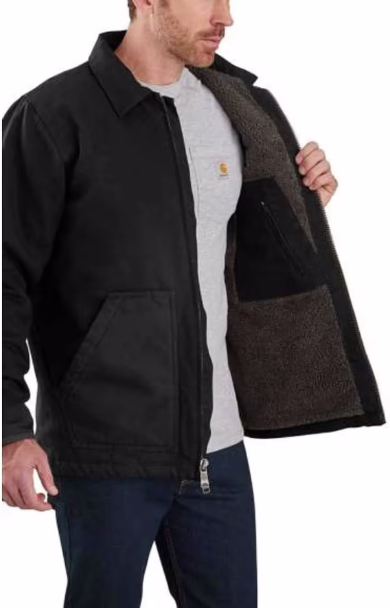 Carhartt Erkek Bol Kesim Sherpa Astarlı Ceket