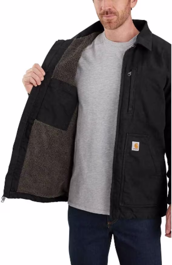 Carhartt Erkek Bol Kesim Sherpa Astarlı Ceket