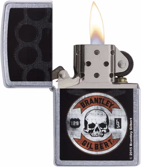 Zippo Çakmak  Altın Kafatası Alacakaranlık Pirinç