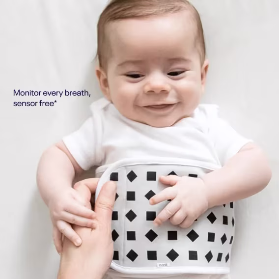 Nanit Pro Eksiksiz İzleme Sistemi Kamerası, Akıllı Çarşaflar ve Solunum Aşınma Bandı Çoklu Ürün