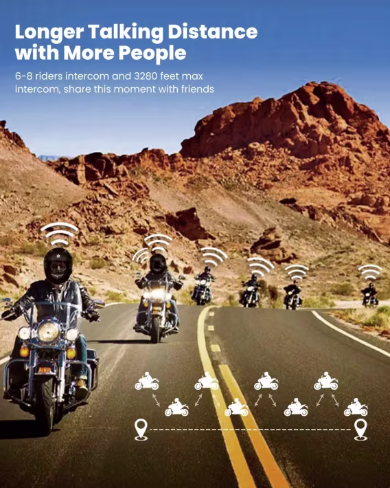 ILM Model953 Tam Yüz Bluetooth Motosiklet Kaskı