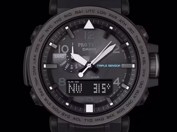 Casio Erkek PRO TREK Güneş Enerjili Silikon Saat PRG650Y-1CR