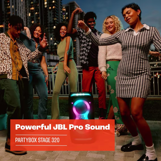 JBL PartyBox Stage 320 Taşınabilir Parti Hoparlörü